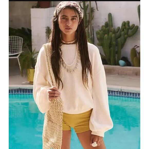 Free People Beach Happy Pullover - New Large - Picture 1 of 5